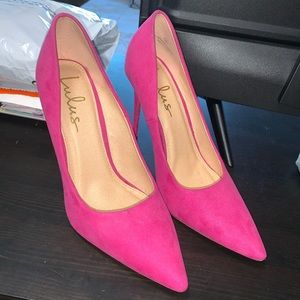 Lulu stilettos fuchsia size 8